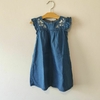 VESTIDO - H&M - TALLE 2 A 3 AÑOS - JEAN AZUL