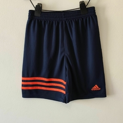 SHORT - ADIDAS - TALLE 6 AÑOS - AZUL Y NARANJA