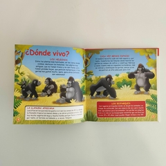 LIBRO COLECCIÓN ANIMALES DE LA SABANA - EL GORILA - ED PLANETA DEAGOSTINI en internet