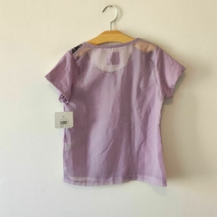 REMERA - BOULEVARD KIDS - TALLE 6 AÑOS - LILA MOTIVO MARIPOSAS - comprar online