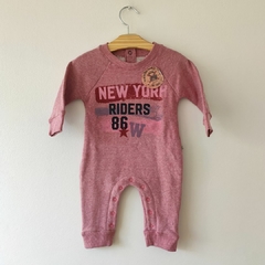 ENTERITO - WANAMA - TALLE 0 A 3 MESES - ROSA LEYENDA NEW YORK