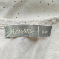 BLUSA MC - MIMO - TALLE 8 AÑOS - BLANCO MOTIVO ESTRELLAS en internet