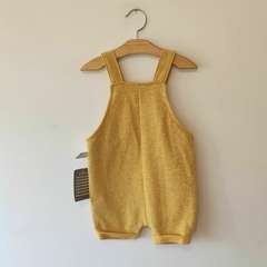 JARDINERO PC - PEANUTS - TALLE 12 A 18 MESES - AMARILLO MOTIVO SNOOPY en internet