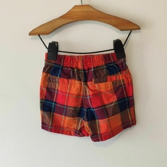 SHORT - GYMBOREE - TALLE 3 A 6 MESES - A CUADROS ROJO - comprar online