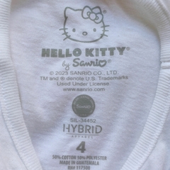 REMERA MC - SANRIO - TALLE 4 AÑOS - BLANCO MOTIVO HELLO KITTY en internet