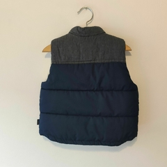 CHALECO - GAP - TALLE 18 A 24 MESES - AZUL Y GRIS CON CORDERITO INTERIOR - comprar online