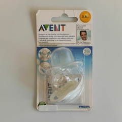 CHUPETE - PHILIPS AVENT - TALLE 0 A 6 MESES - ORTODÓNTICO BLANCO