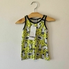 MUSCULOSA - GRISINO - TALLE 2 A 3 AÑOS - AMARILLO MOTIVO GATITOS