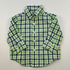 CAMISA - JANIE AND JACK - TALLE 3 A 6 MESES - CUADROS BLANCA VERDE AZUL ML