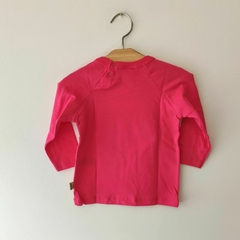 REMERA - OWOKO - TALLE 6 MESES - ROSA MOTIVO MONSTRUITO ML - comprar online