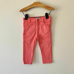 PANTALÓN - ZARA - TALLE 9 A 12 MESES - JEAN SALMÓN