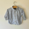 CAMISA - H&M- TALLE 6 A 9 MESES - RAYAS CELESTE