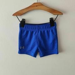 CONJUNTO - UNDER ARMOUR - TALLE 3 A 6 MESES - SET X2 PIEZAS (BODY MC GRIS Y SHORT AZUL) - tienda online