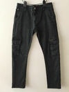 PANTALÓN CARGO - HERENCIA - TALLE 14 AÑOS - JEAN NEGRO