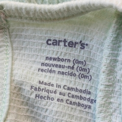 BODY VESTIDO - CARTER'S - TALLE 0 MESES - VERDE en internet