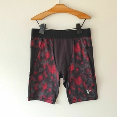 SHORT - OLD NAVY - TALLE 8 AÑOS - BIKER ROJO Y NEGRO