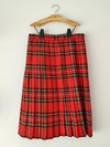 POLLERA - TINY TARTANS - TALLE 12 AÑOS - CUADROS ROJA Y NEGRA