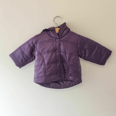 CAMPERA - MINIMIMO - TALLE 6 A 9 MESES - VIOLETA CON POLAR INTERIOR