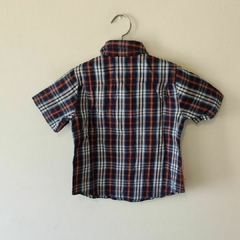 CAMISA - PAULA CAHEN D'ANVERS - TALLE 4 AÑOS - A CUADROS AZUL Y ROJO - comprar online