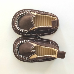 MOCASINES - STEPPING STONE - TALLE 3 A 6 MESES - MARRÓN - PilchaGo