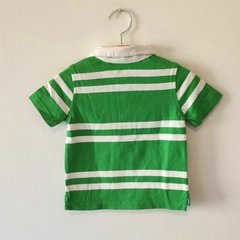 CHOMBA - GAP - TALLE 6 A 12 MESES - RAYAS VERDE Y BLANCO - comprar online