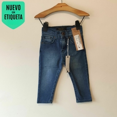 PANTALÓN DENIM - WANAMA - TALLE 2 AÑOS - JEAN AZUL