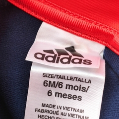 Imagen de CONJUNTO - ADIDAS - TALLE 6 MESES - SET X2 PIEZAS (CAMPERA Y PANTALÓN) AZUL Y ROJO