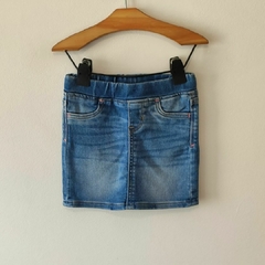 POLLERA - &DENIM - TALLE 1 1/2 A 2 AÑOS - JEAN AZUL