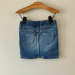 POLLERA - &DENIM - TALLE 1 1/2 A 2 AÑOS - JEAN AZUL - comprar online