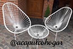 Combo Acapulco 2 sillas + mesa redonda - tienda online