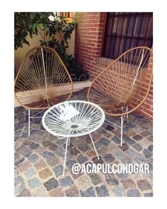 Combo Acapulco 2 sillas + mesa redonda - comprar online
