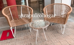 Imagen de Combo 2 sillones Gervasoni (TAMAÑO L) + mesa redonda