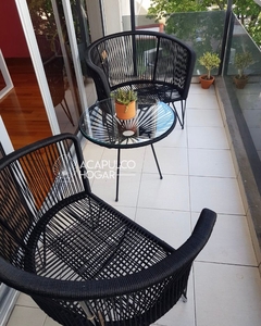 Combo 2 sillones Gervasoni (TAMAÑO M) + mesa con vidrio - comprar online