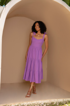 Vestido Pétala - Roxo - Ressoa | Shop Now