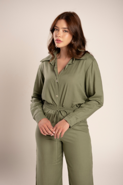 Camisa Sarah - Verde Militar