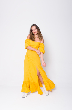 Vestido Catarina - Amarelo Dijon - comprar online