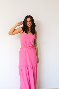 Vestido Nicole - Rosa Chiclete