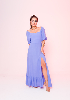 Vestido Catarina - Azul Hortênsia - comprar online