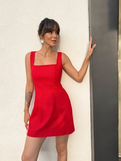 Imagem do Vestido Basic - Vermelho