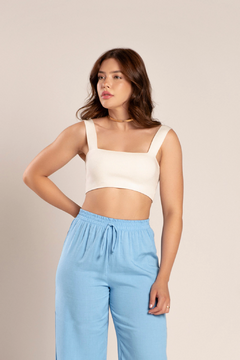 Top Tricot Ana - Off White - comprar online