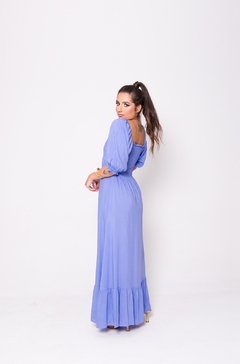 Vestido Catarina - Azul Hortênsia - loja online