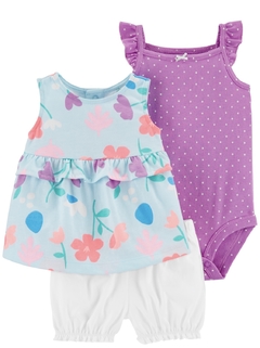 Trio Vestido Floral - Carter'S