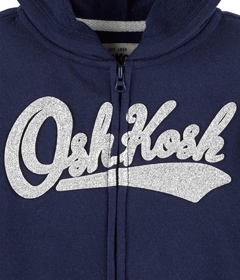Campera azul logo plata - OshKosh - comprar online
