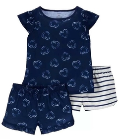 Set corazones x3 pijama - Carter´s