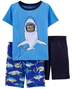 Set Shark snaker x3 pijama - Carter´s