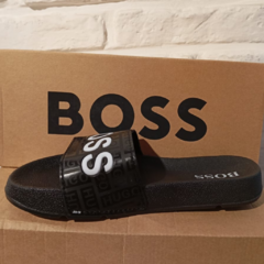 OJOTAS CHINELAS BOSS negro/blanco - comprar online