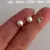 Aros perlas acero quirúrgico 6 mm - comprar online