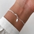 Pulsera grumet acero blanco perlas - comprar online