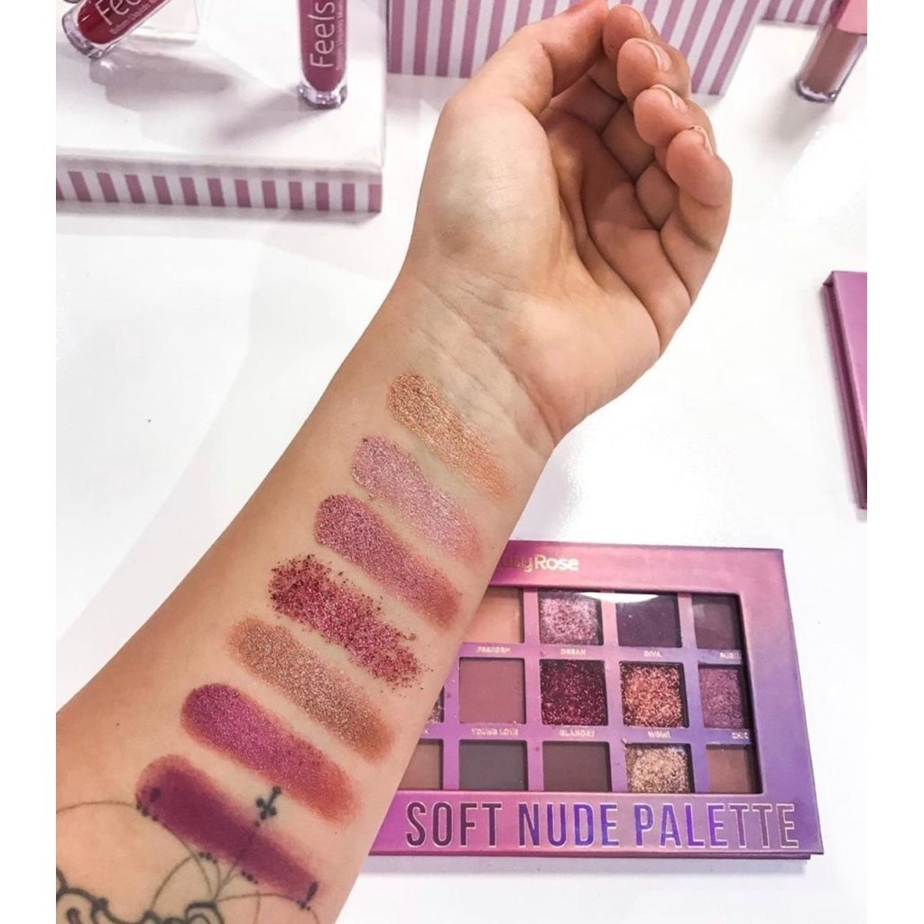 Paleta Sombras Soft Nude Ruby Rose | Makeei