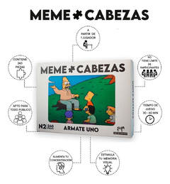 Meme Cabezas Rompecabezas N2 Edición Abuelo - comprar online